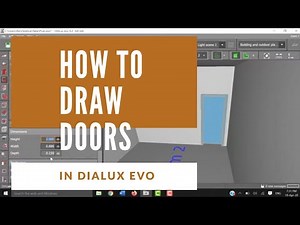 5 - How to draw doors in dialux evo ( DIALux Evo Course part 5 ) - To Electrical