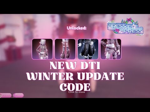 FREE OUTFIT ALERT 🎁 - How to Redeem the New DTI Winter Update Code