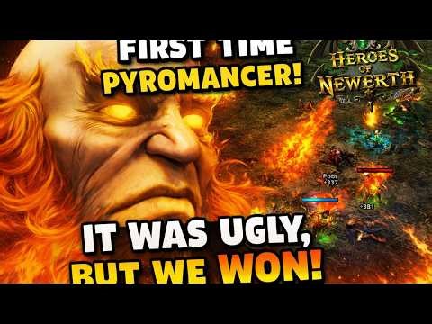 First Time Playing Pyromancer… and Somehow We WON! 🔥 | Heroes of Newerth