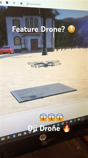 Flying Dji Drone in Webots 😍