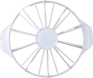 FDXGYH Round Cake Portion Marker 10 or 12 Slices Plastic Pie Divider Cake Slicer/Cutter with Handle for Pastry Baking