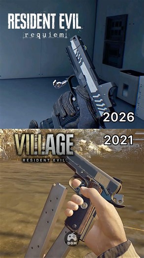 Resident Evil Village vs Resident Evil Requiem - Reload Animation #residentevilvillage #re9requiem