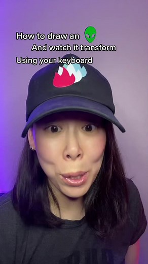 Let’s transform the alien #typing #textart #keyboarddrawing #alien #keyboardart