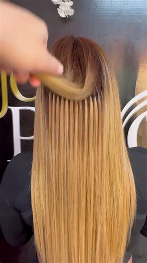 Always trying to find the best result 100% human hair extensions