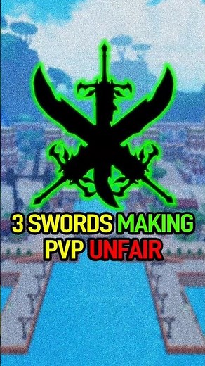 These 3 Swords Making PVP UNFAIR in Blox Fruits ⚔️🔥 #roblox #shorts