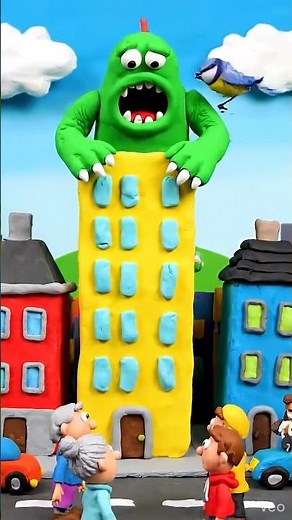 The Monster That Is Scared of Everything (Claymation Chaos Comedy)