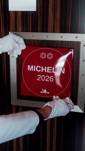 Final destination: L'Oiseau Blanc. ⭐️ After flying past some of Paris' most iconic landmarks, the Two MICHELIN Stars plaque has landed exactly where it belongs, atop The Peninsula Paris, home to L'Oiseau Blanc. Congratulations to Chef David Bizet and the team on retaining their Two MICHELIN Stars. #MICHELINGuide #TwoMICHELINStars #LOiseauBlanc #ThePeninsulaParis #Paris