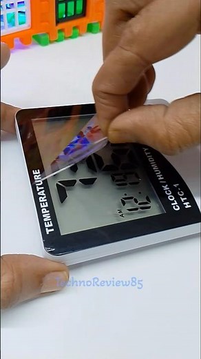 Temperature & humidity sensor clock quick unboxing #technoreview85