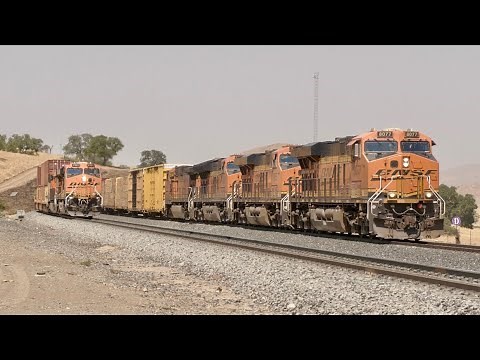 4k: BNSF & UP TRAINS OVER TEHACHAPI (SEPTEMBER 2025)