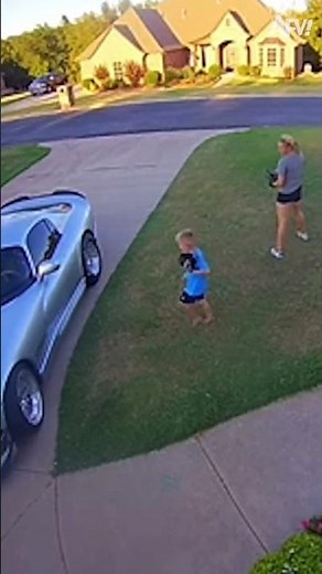 Little man tried to gaslight the camera! 🤣