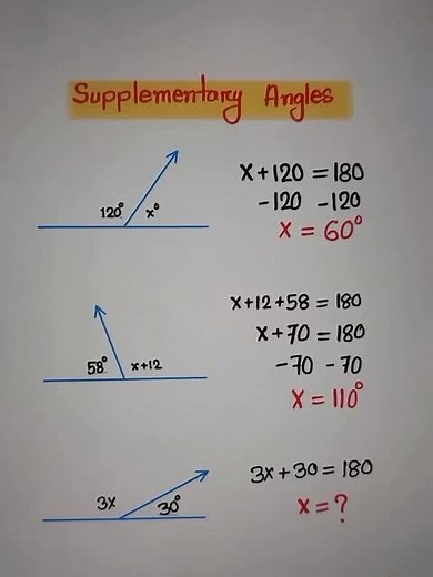 Master Supplementary Angles in Mathematics