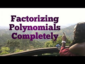 Factorizing Polynomials Completely (using Synthetic Division)