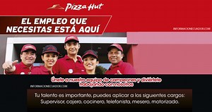 Trabajar en Pizza Hut Plaza de Empleo en Ecuador (Enviar CV)