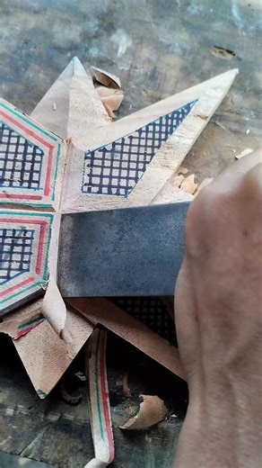 Hand craft tutorial #handcraft #woodcarving #craft #diy #art #woodworking #mataninja | Narsiman Art