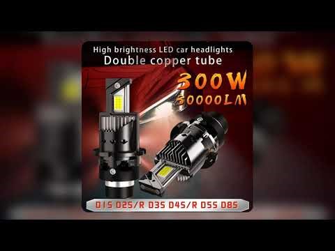 D1S D3S D5S D8S D4S D4R D2R D2S LED Headlight Bulbs6000K White Conversion Kit Plug and Play Xenon HI