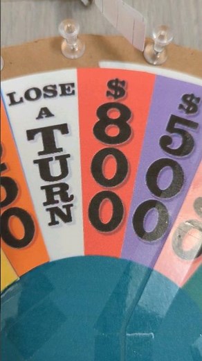 DIY Wheel of Fortune Wheel