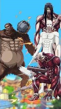 Zeke jeager vs all Titans | #zekejeager #aot #animevs