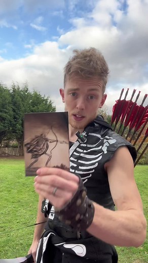 Cool Fantasy Skeleton Archer in Historical Art