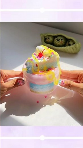 Summer ☀️ Cheescake 🍰 DIY Clay | Slime Edit | ASMR | Slime.sweatpea |