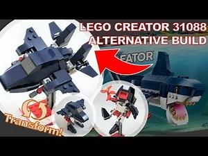 LEGO CREATOR 31088 Alternative Build - Transformable Air Plane “Jet Ninja” - MOC