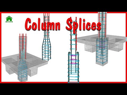 ✅ How to Column Splice Design details | Green House Construction