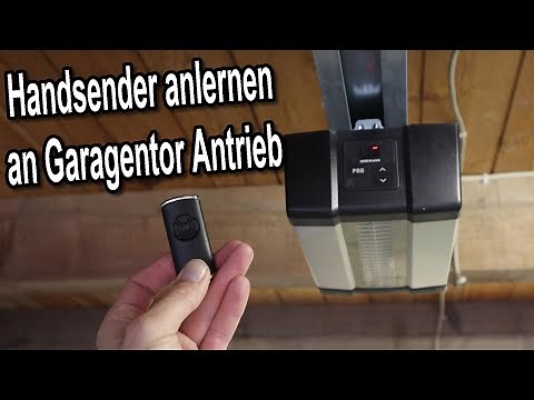 Hörmann Handsender / Fernbedienung neu anlernen an Hörmann Garagentor Antrieb