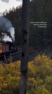 A truly memorable experience. 🎥: @honeypie_thetraveltrailer #DurangoTrain #DurangoTrainMoments #DSNGRR #Durango #travelgoals | Durango & Silverton Narrow Gauge Railroad
