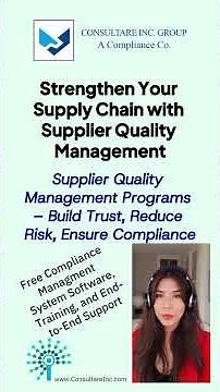 Strengthen Your Supply Chain with Supplier Quality Management 1