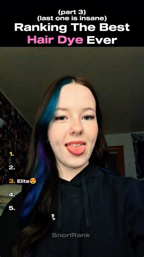 Ranking The Best Hair Dye Ever! 💇‍♀️ (part 3) #shorts #hairtransformation #haircolor #hairdye