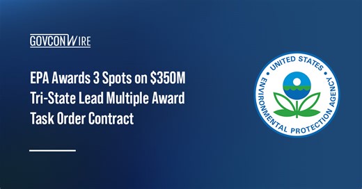 EPA Awards 3 Spots on Tri-State Lead MATOC