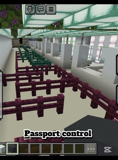 My Minecraft airport arrival process pls sub # #avgeeklife #minecraft #plane #airport