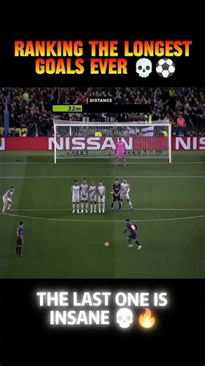 Goals From Impossible Distances 🥶 (97m 😱) | #football #goals #fyp #longrange #viral