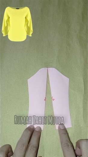 Butterfly slevees pattern #sewing #ussewtips #sewingtutorial #shortvideo #fashion #slevesdesign