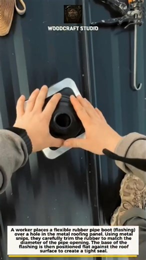 Smart Roof Flashing Install Hack #shorts #construction #roofing