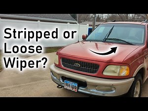 How to Fix a Stripped or Loose Ford Wiper Arm