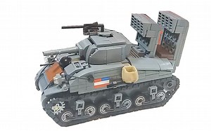 乐高MOC教程 二战 M4重型坦克 拼搭指南