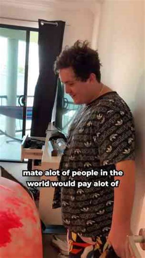 Moving my friends car into his bedroom!