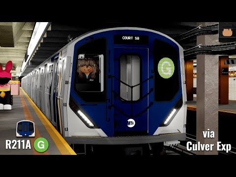 Crosstown Line: Court Square bound R211A (G) Express Train @ 7th Avenue