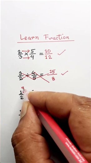 Multiplying, Dividing, Adding and Subtraction of Fraction step-by-step | #maths #mathstricks #math