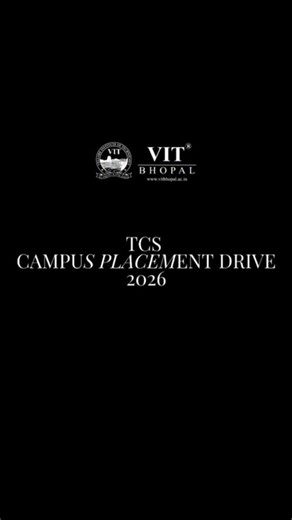 VIT Bhopal on Instagram: "New year. New hopes. New opportunities. Phase 2 of the Placement Season begins at VIT Bhopal University with TCS on campus. As the year unfolds, aspirations take shape and careers move one step closer to reality. #NewYearNewHopes #VITBhopal #Phase2Placements #TCS #CareerBegins FutureReady"