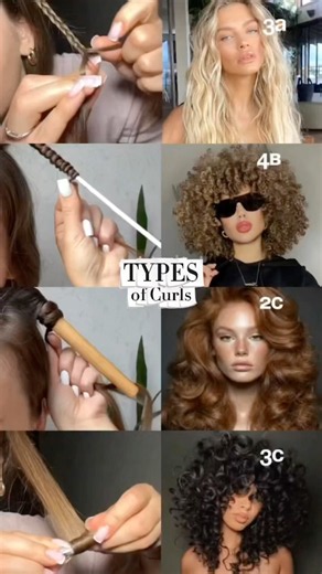 Types of Curls Guide: 3A to 4B Curl Hairstyles & Hacks 👩‍🦱