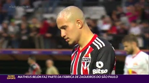 Matheus Belém faz parte da fábrica de zagueiros do São Paulo