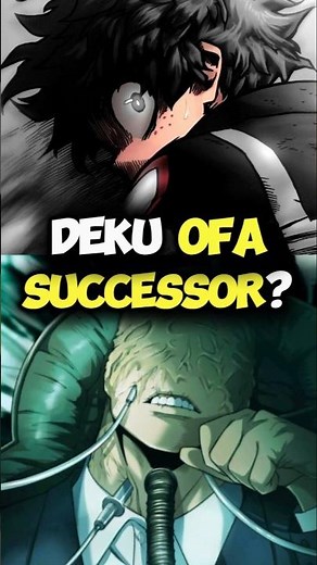 What If Deku Becomes All for One's Successor instead of All Might's? #anime #manga #mha