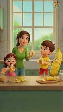 🍌 Fun Banana Song for kids! Sing, dance & learn! 🎶💃 #BananaSong #KidsSong #LearnWithFun