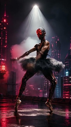 AI Ballerina Dance 💃 Ballet Created with AI #ballet #ballerina #dancestudio #balletdancer #shorts