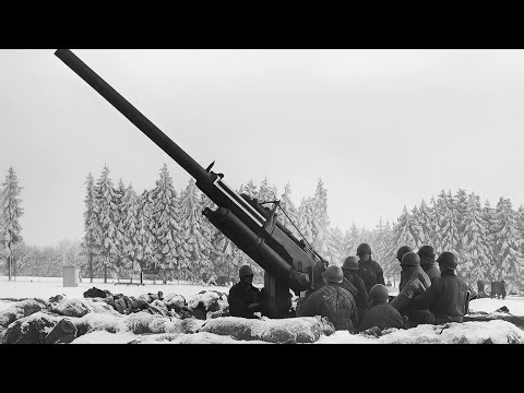 Germany was shocked that 90mm guns could snipe bombers using radar.