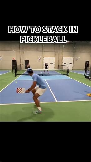 HOW TO STACK IN PICKLEBALL #pickleballstrategy