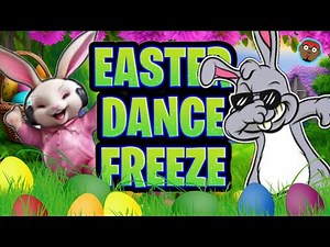 Easter FREEZE Dance Challenge | Bunny Hop Dance Break | PhonicsMan Fitness Easter
