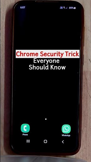 Google Chrome Secret Setting to Block Unsafe Websites 🚨 #androidtips #mobiletips #techshorts #chrome