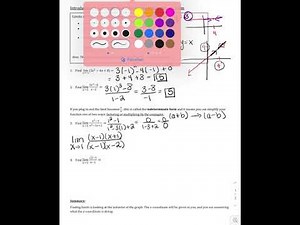 Introduction to Limits Algebraically and the Indeterminate Form